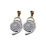Ethereal Blossom Diamond Drop Earrings