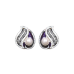 Whispering Petals Diamond Cluster Earrings